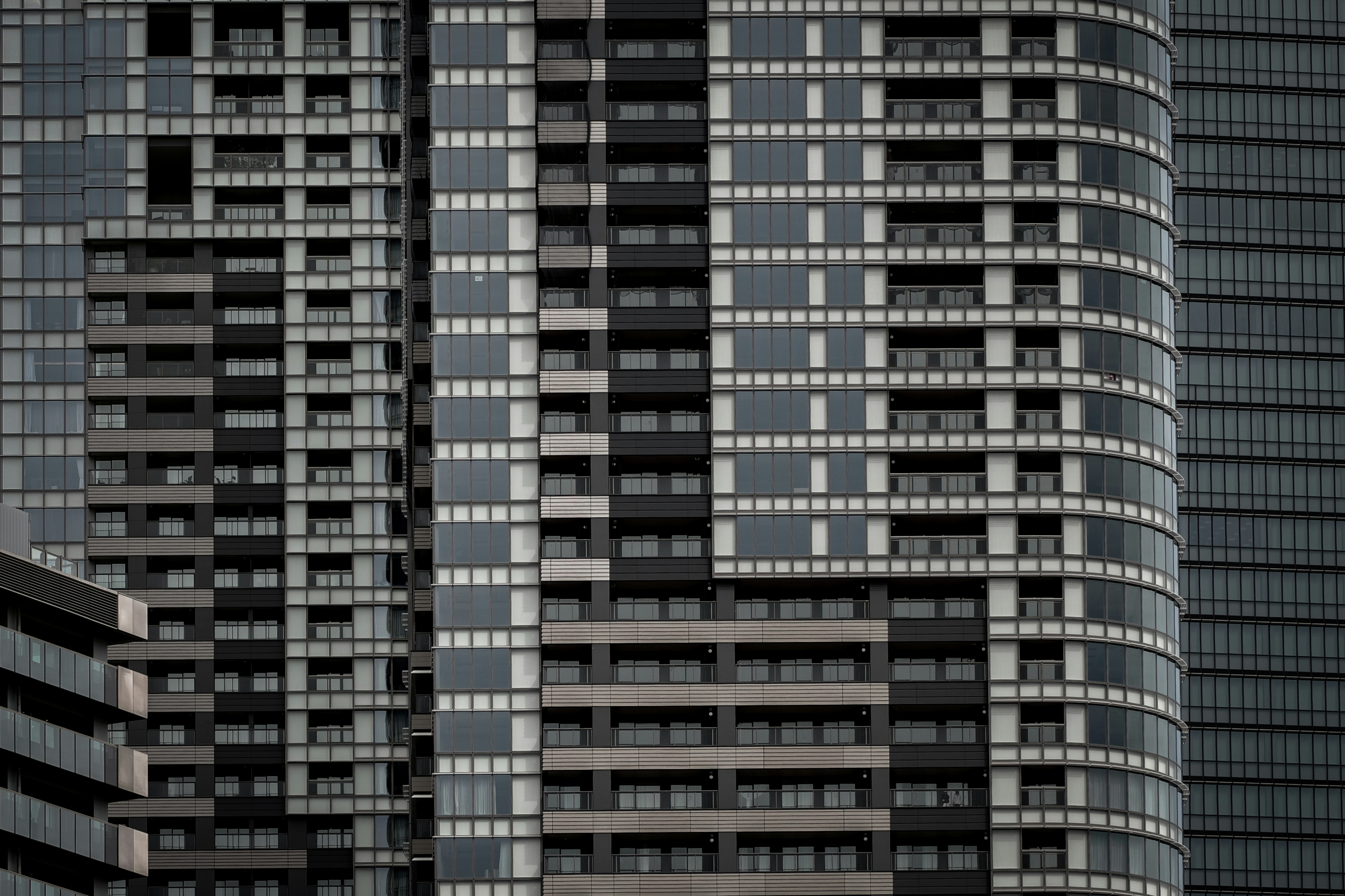façades de gratte-ciels à Roppongi