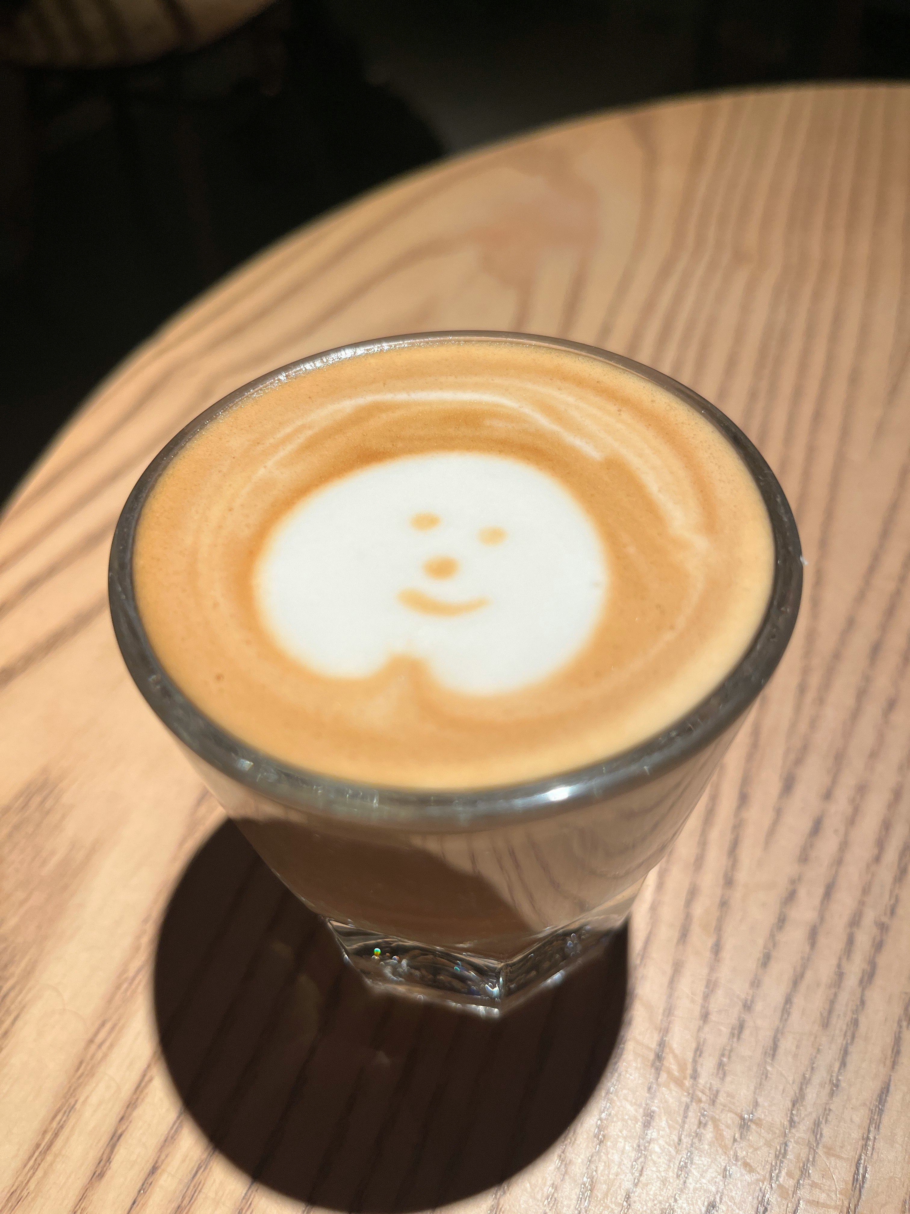 ly cà phê latte có latte art hình ảnh