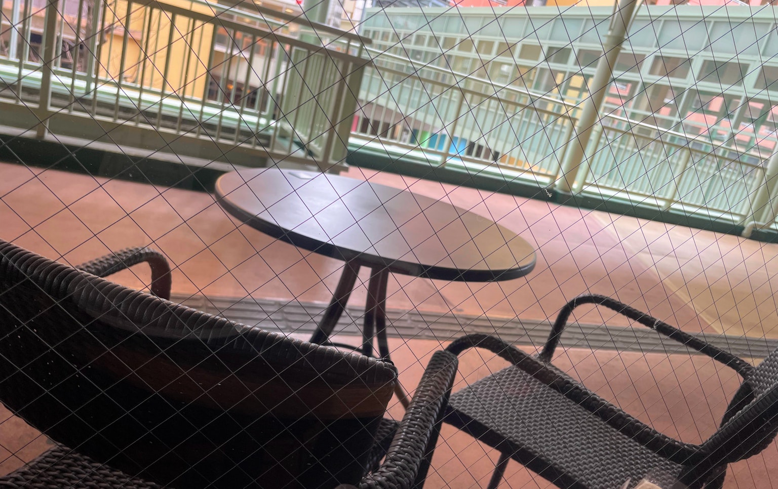 陽台景觀，桌子和椅子