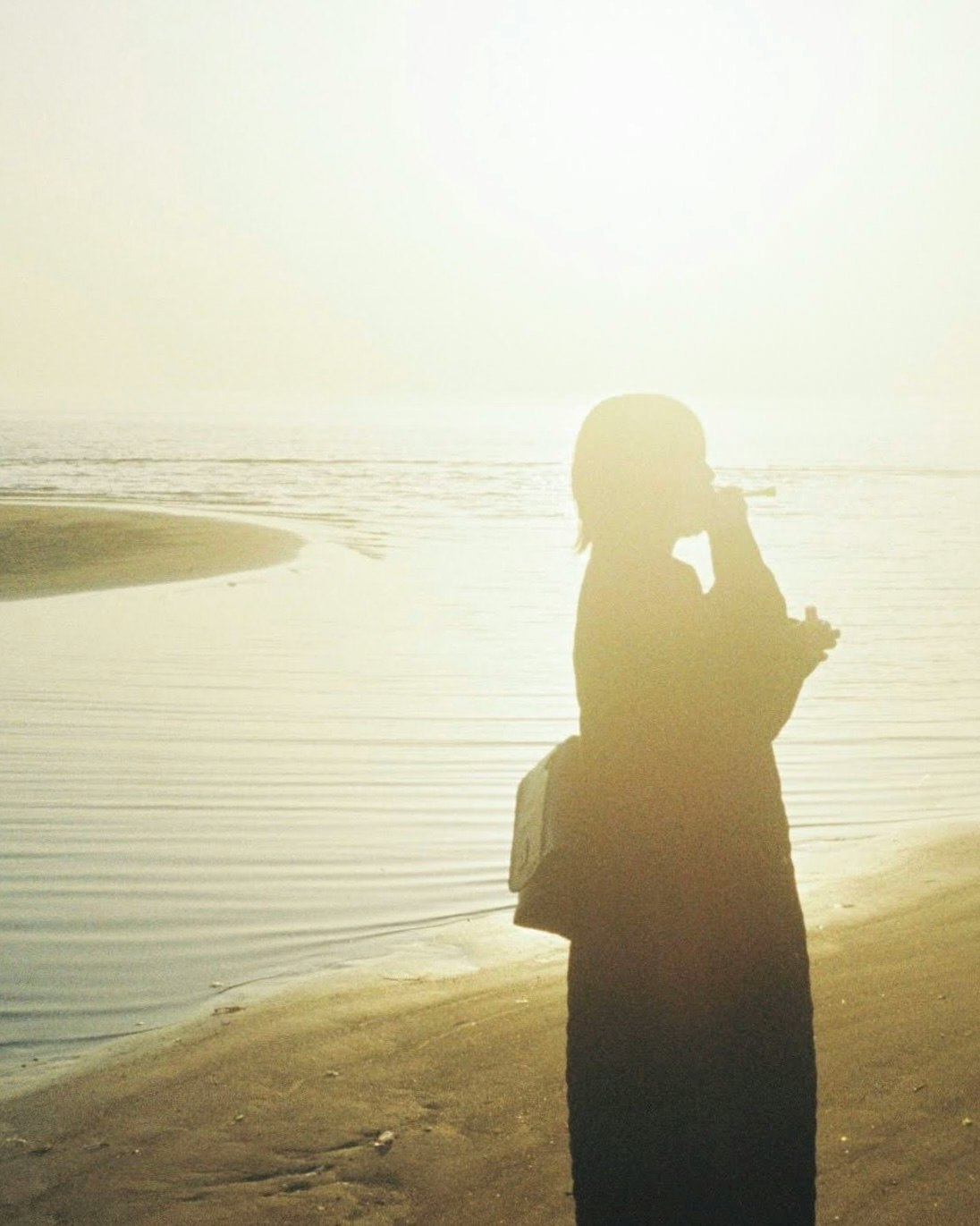 silhouette di una coppia abbracciata su una spiaggia al tramonto