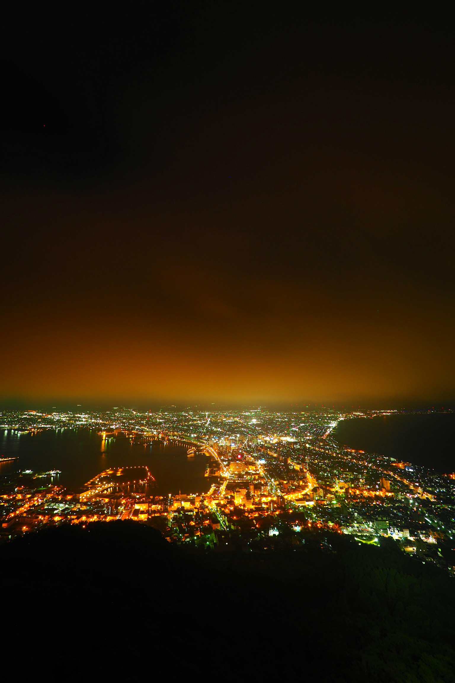 ๋ฐค์ ๋์ ํ๋
ธ๋ผ๋ง ์ ๋ง ๋ฐ์ ๊ฐ๋ก๋ฑ๊ณผ ๊ตฌ๋ถ๊ตฌ๋ถํ ๋๋ก๊ฐ ์๋