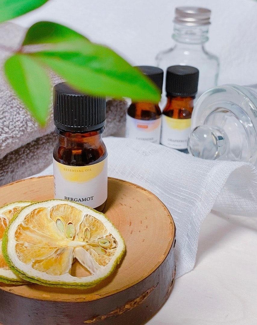 Espace apaisant au citron et aux huiles essentielles