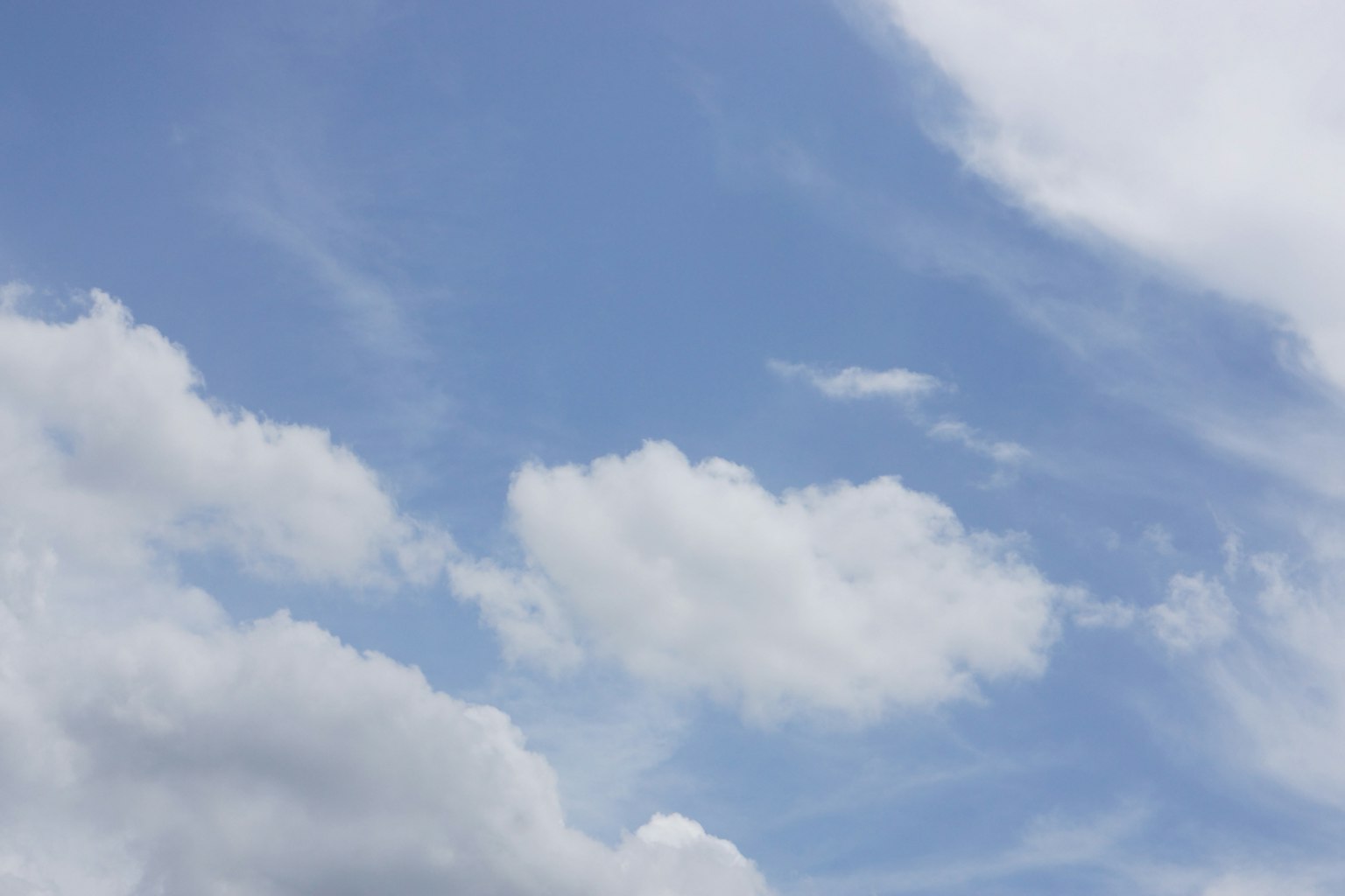 Blue sky with white clouds