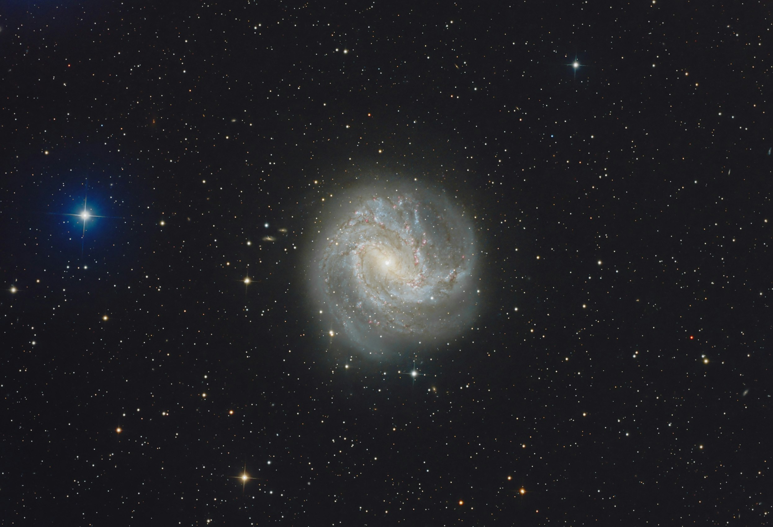 渦巻銀河M83の天体写真