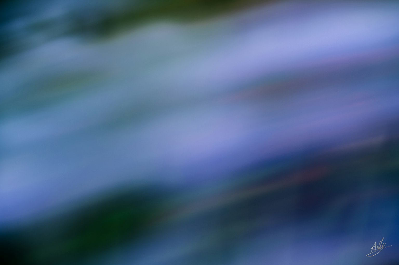 Fondo abstracto con tonos borrosos de azul y verde