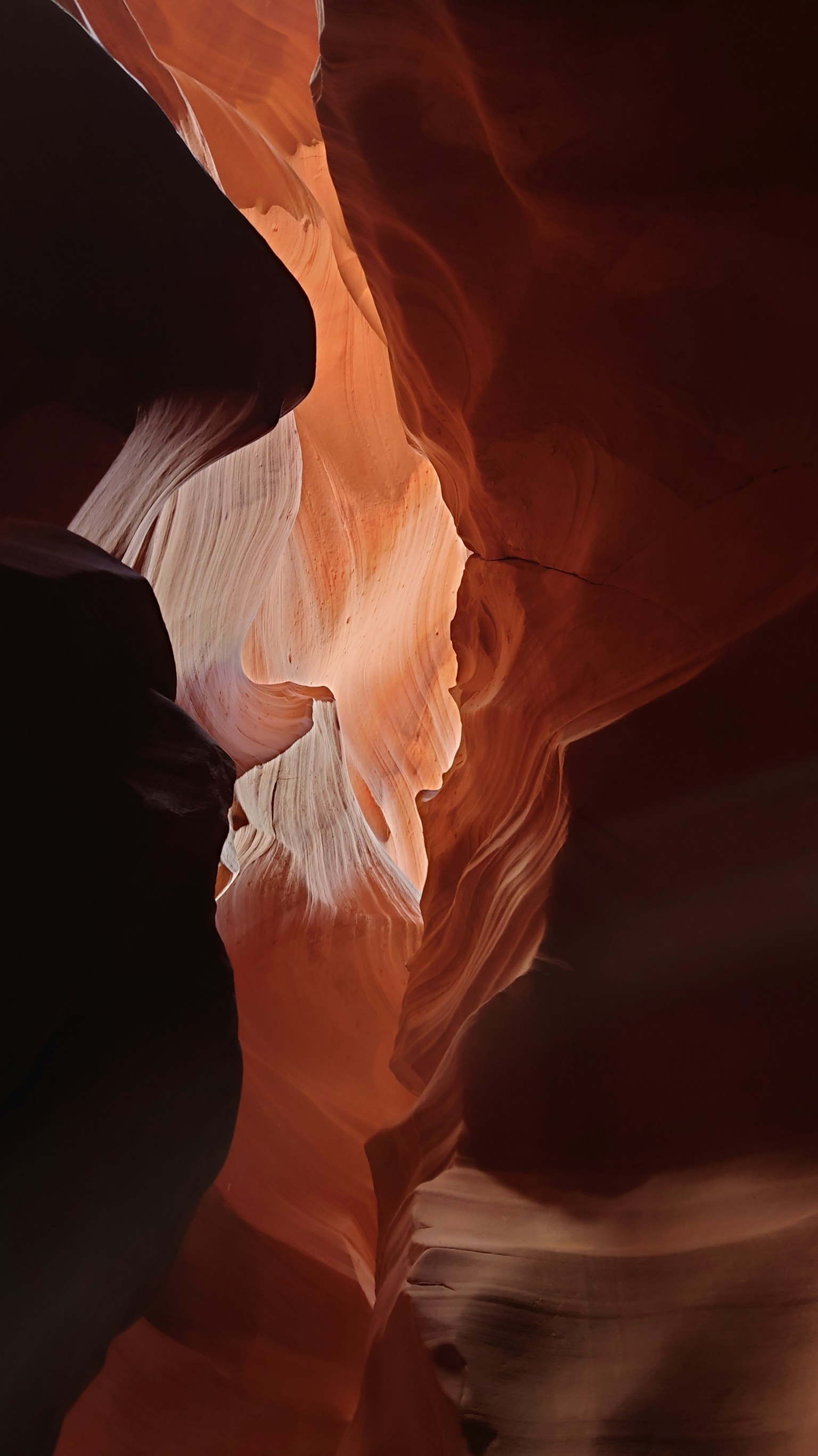 Image détaillée de l'intérieur magnifique du canyon Antelope