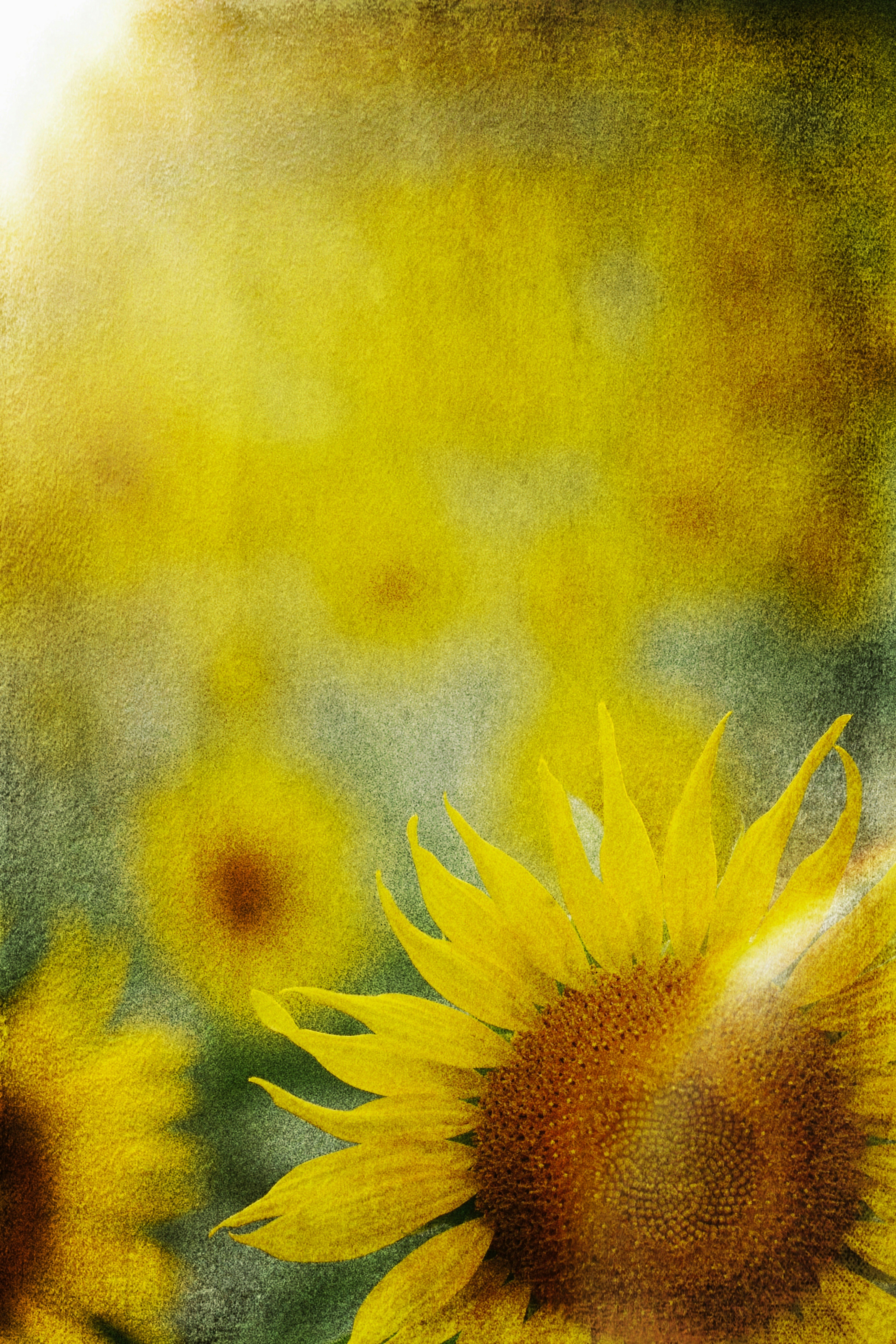 close-up of a sunflower