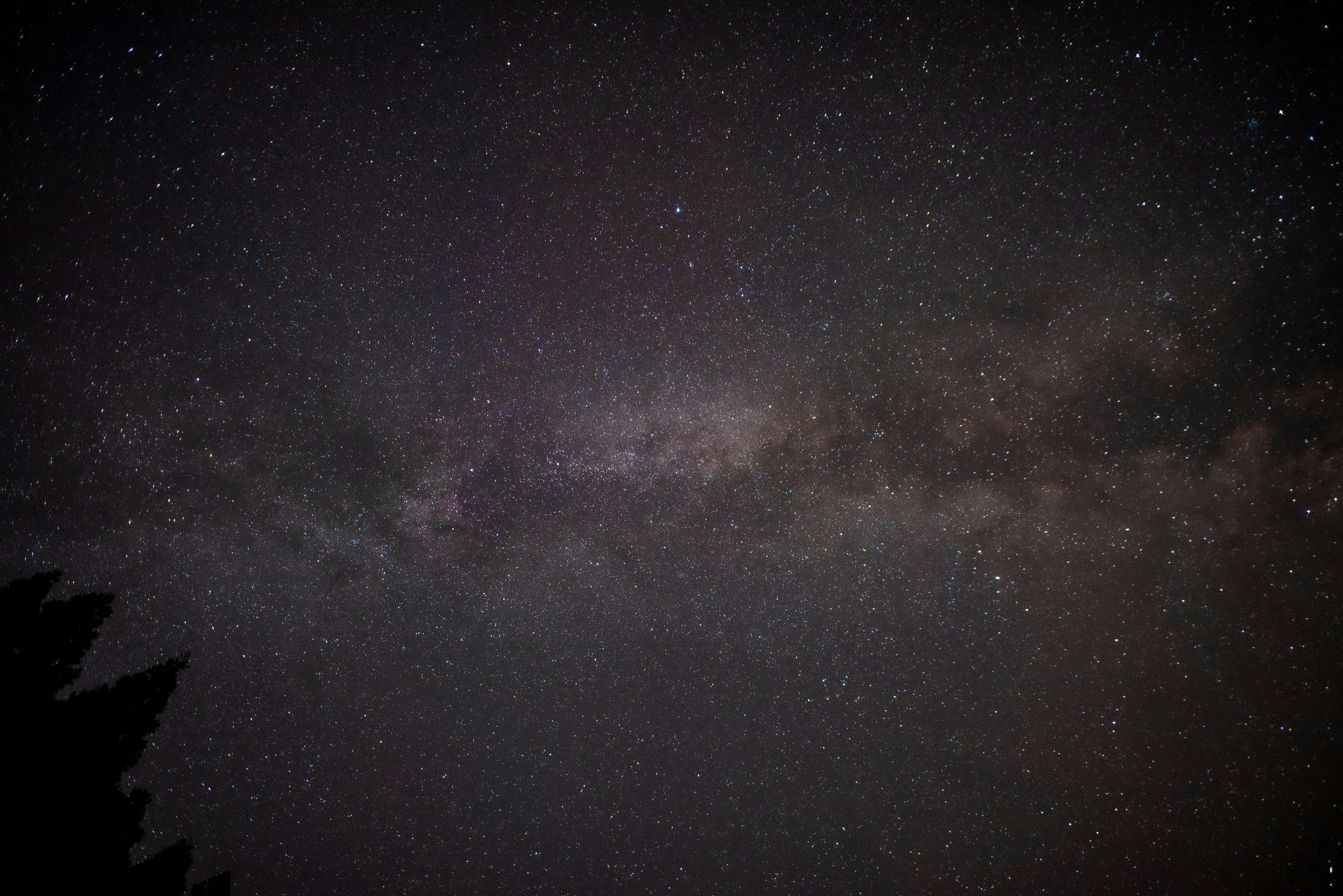 Milky Way galaxy stretching across the night sky