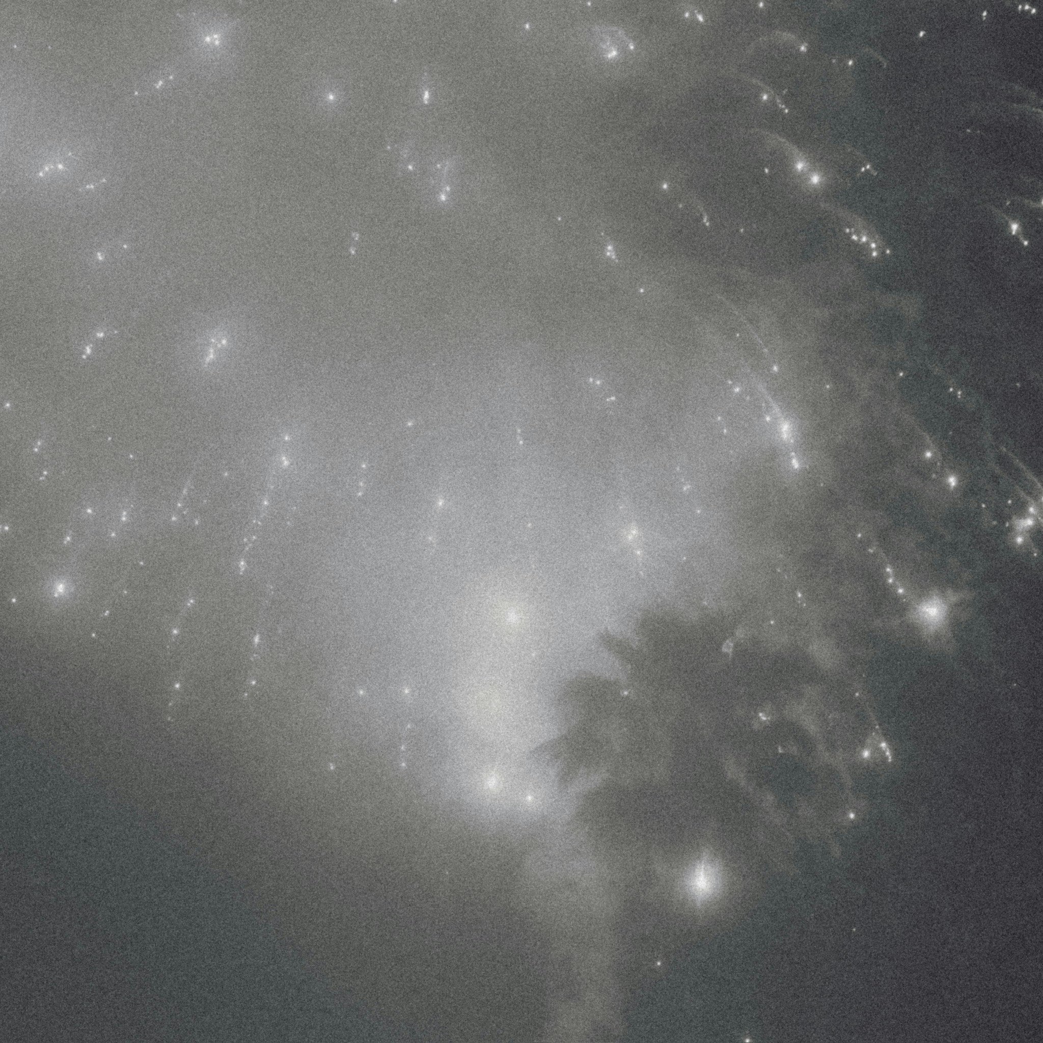 星雲のような霞む宇宙の雲