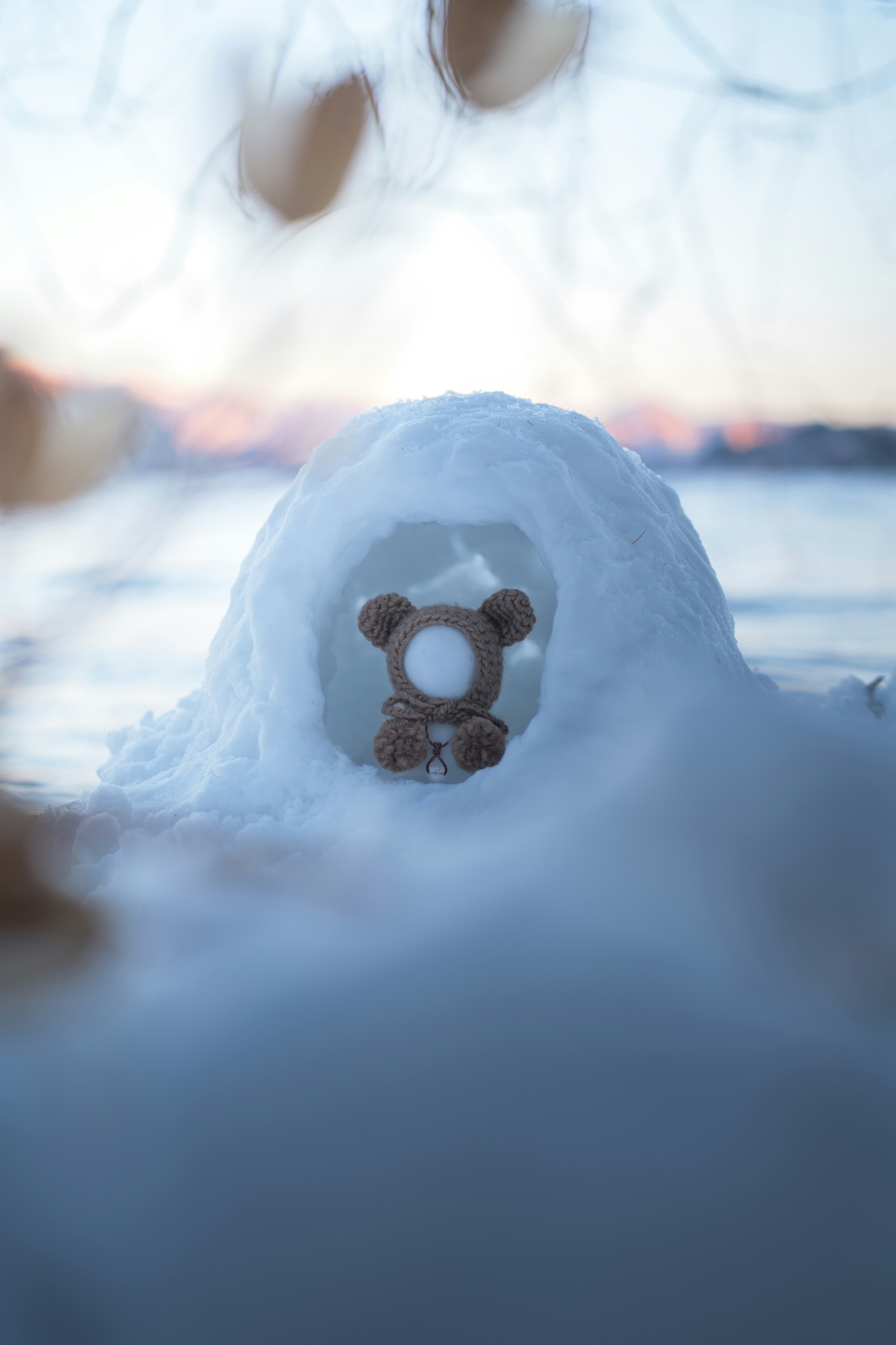 雪堆卡馬庫拉裡的雪人玩偶
