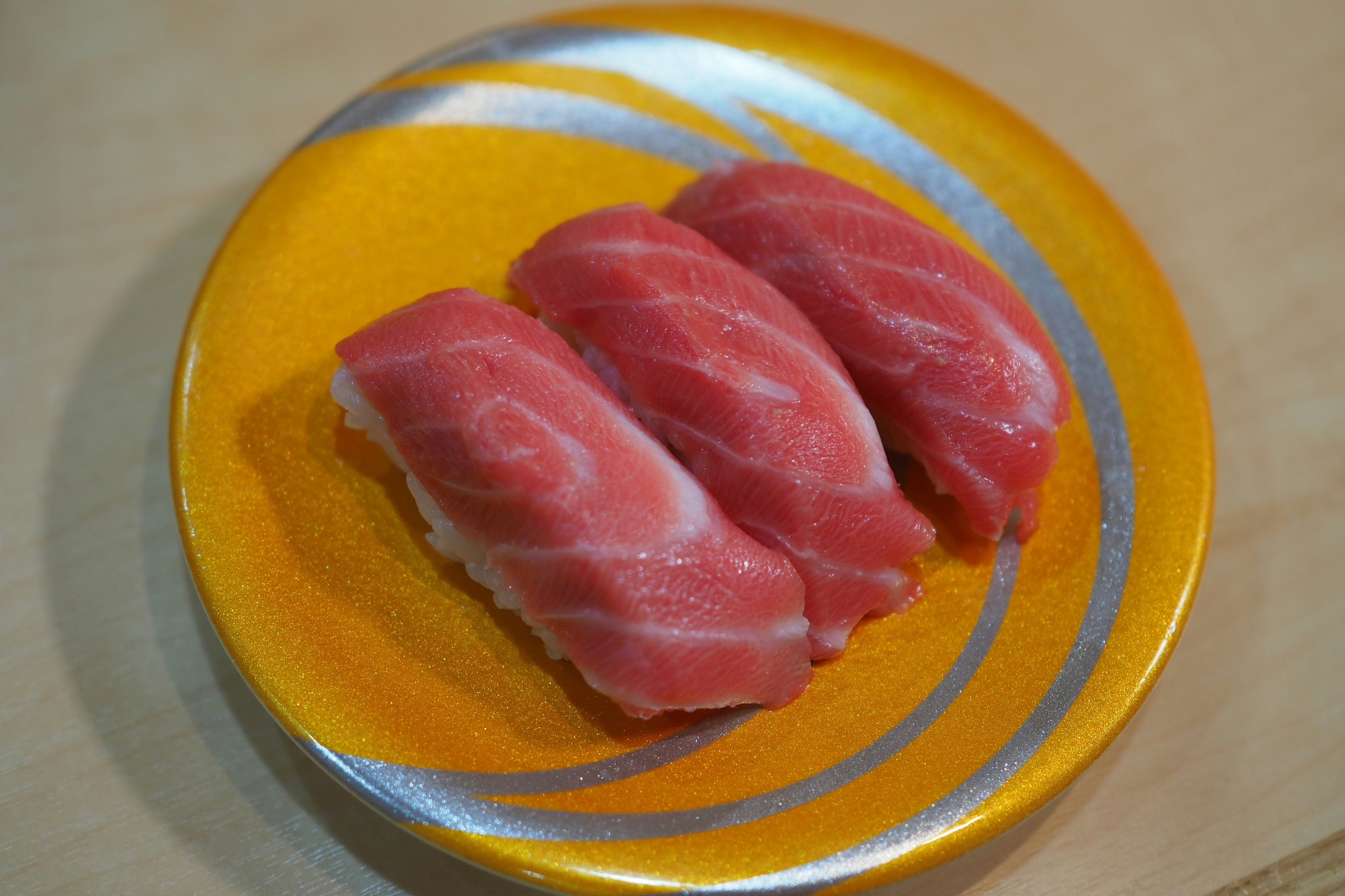 plate of tuna sashimi
