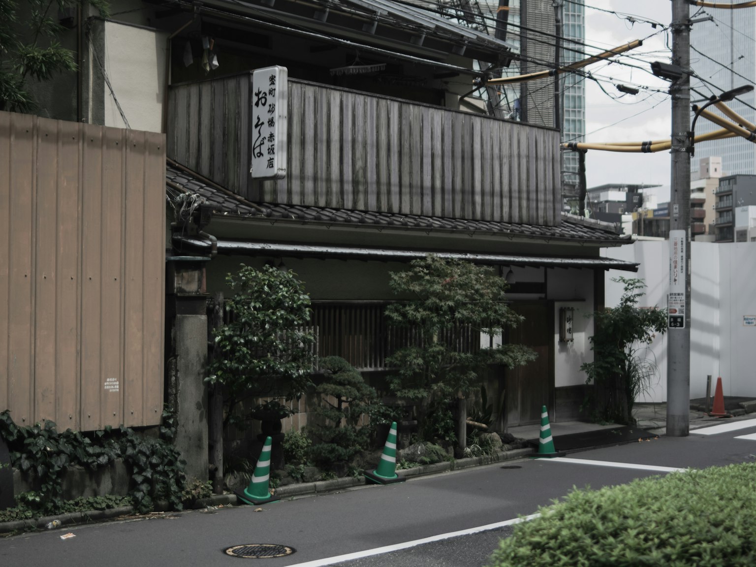 传统日本建筑与城市环境中的绿化