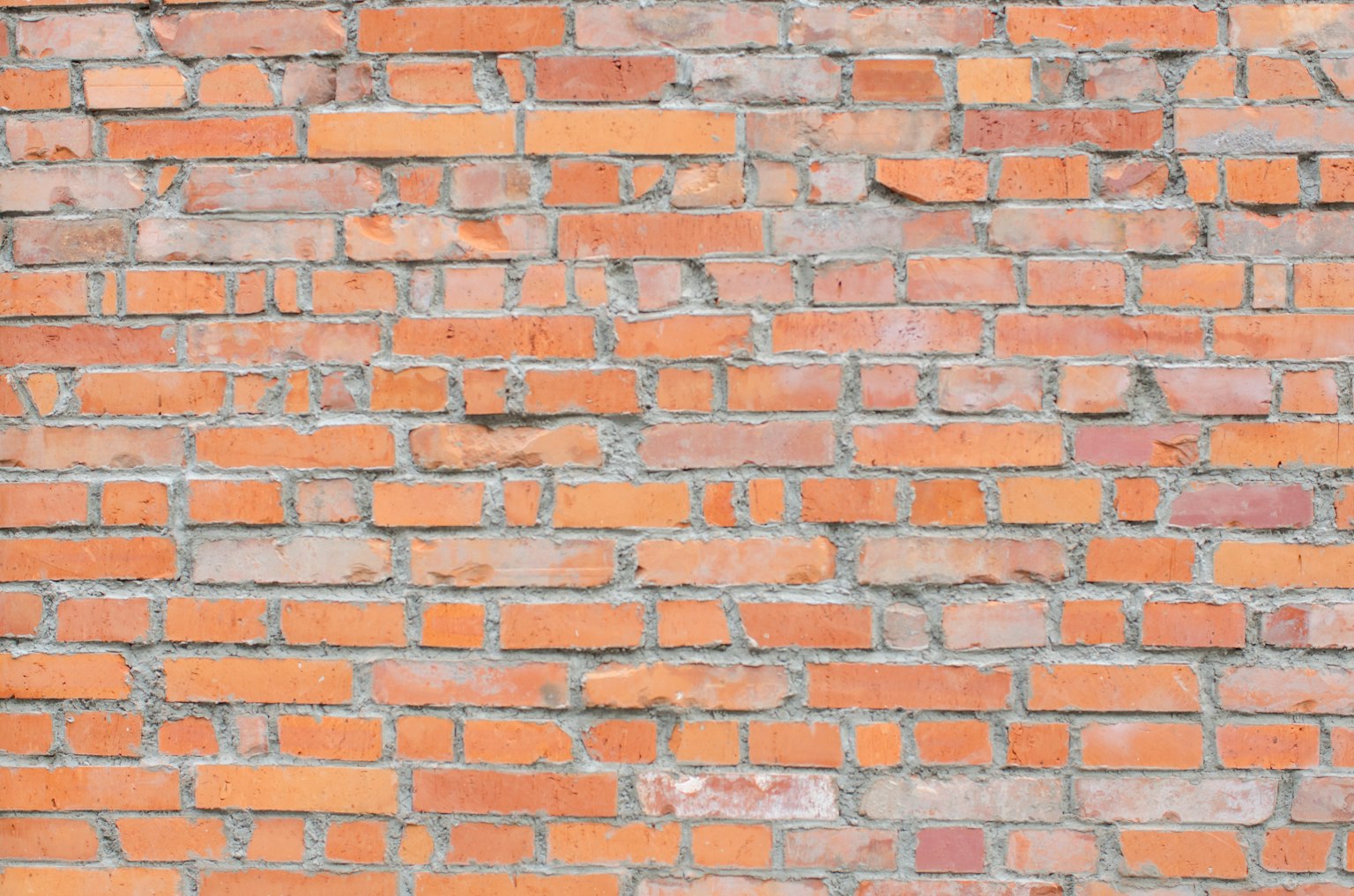 Texture de mur en briques rouge-orange