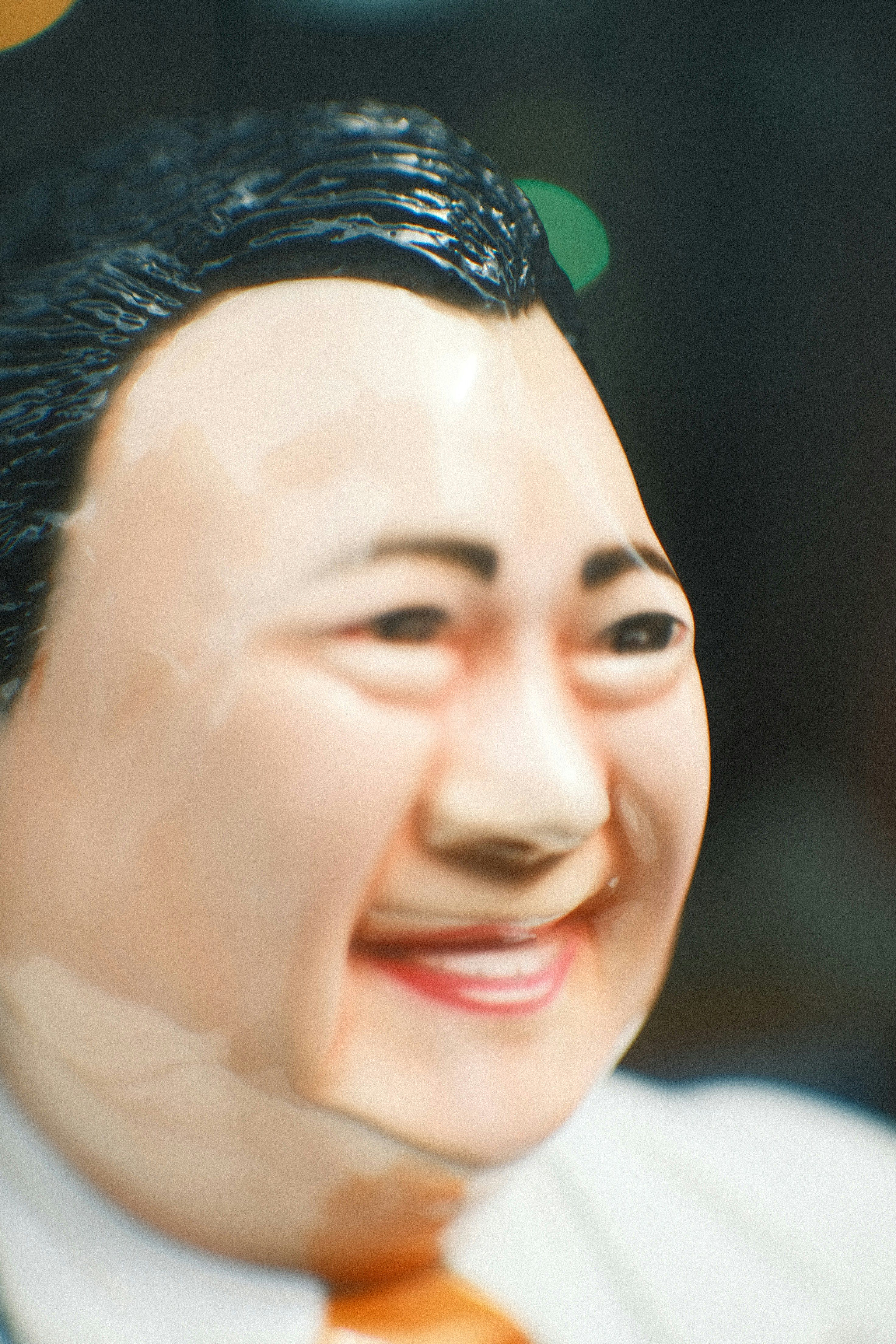 微笑女性的特寫