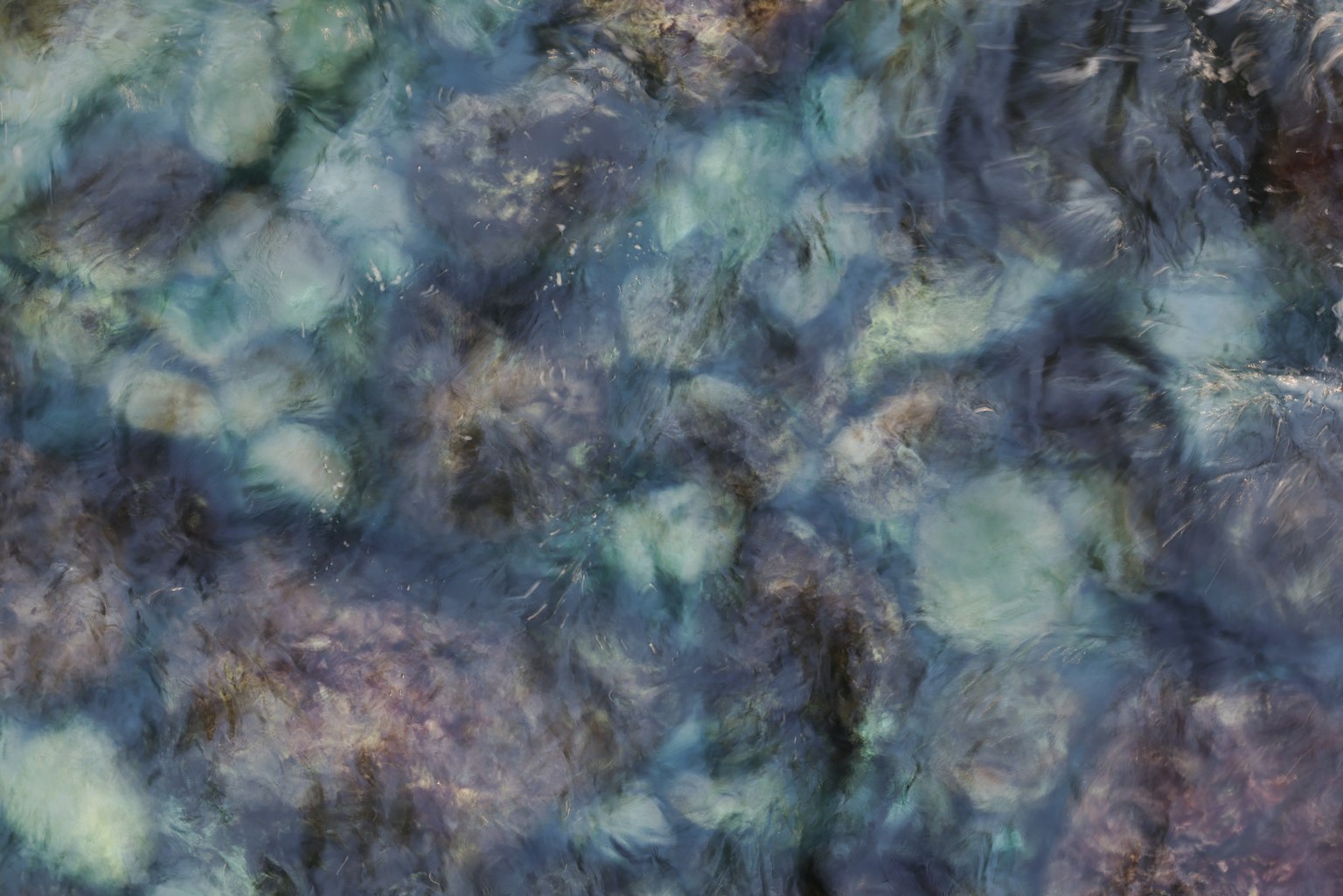 Texture astratta con una miscela di motivi blu e verdi