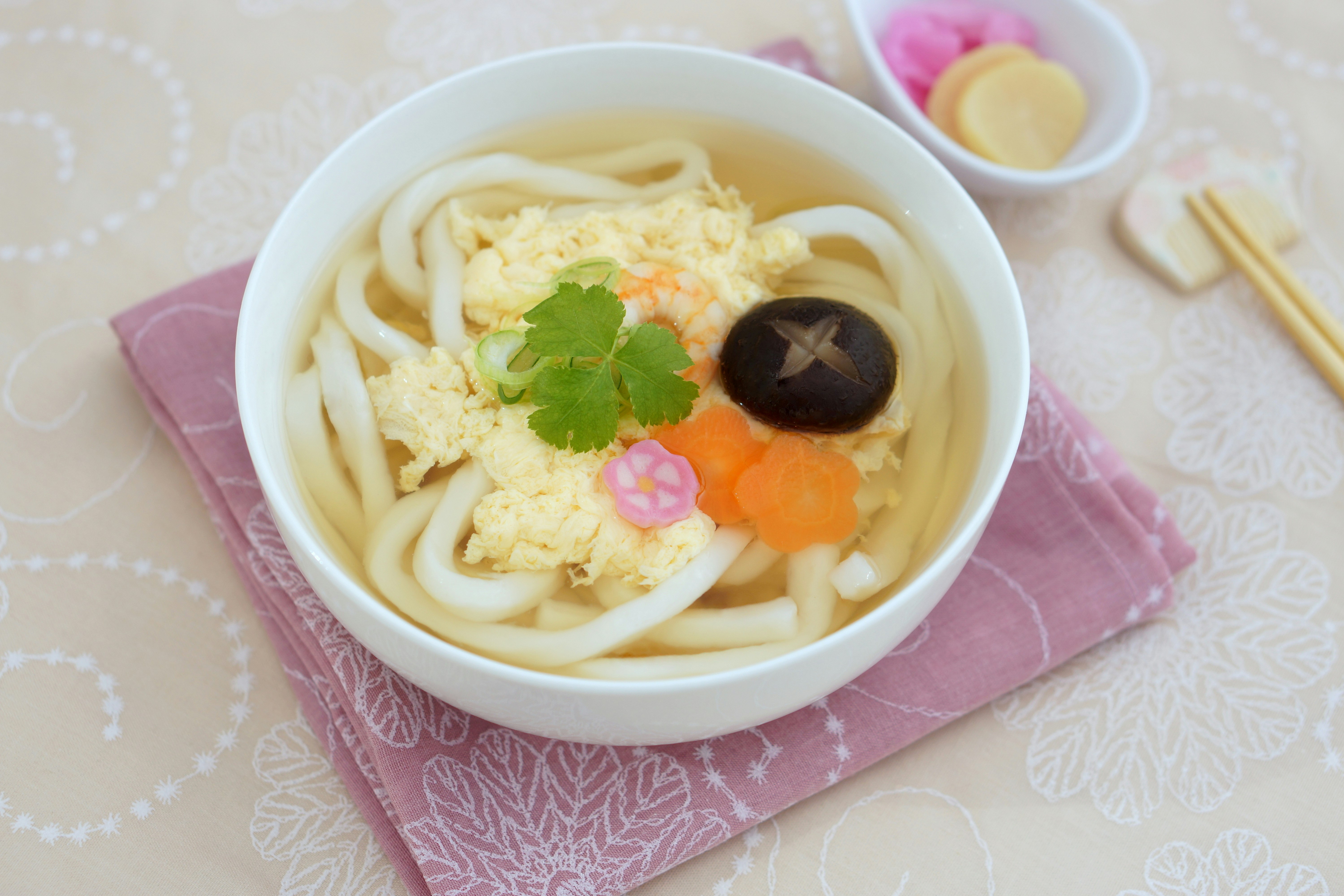 具だくさんのうどん鉢