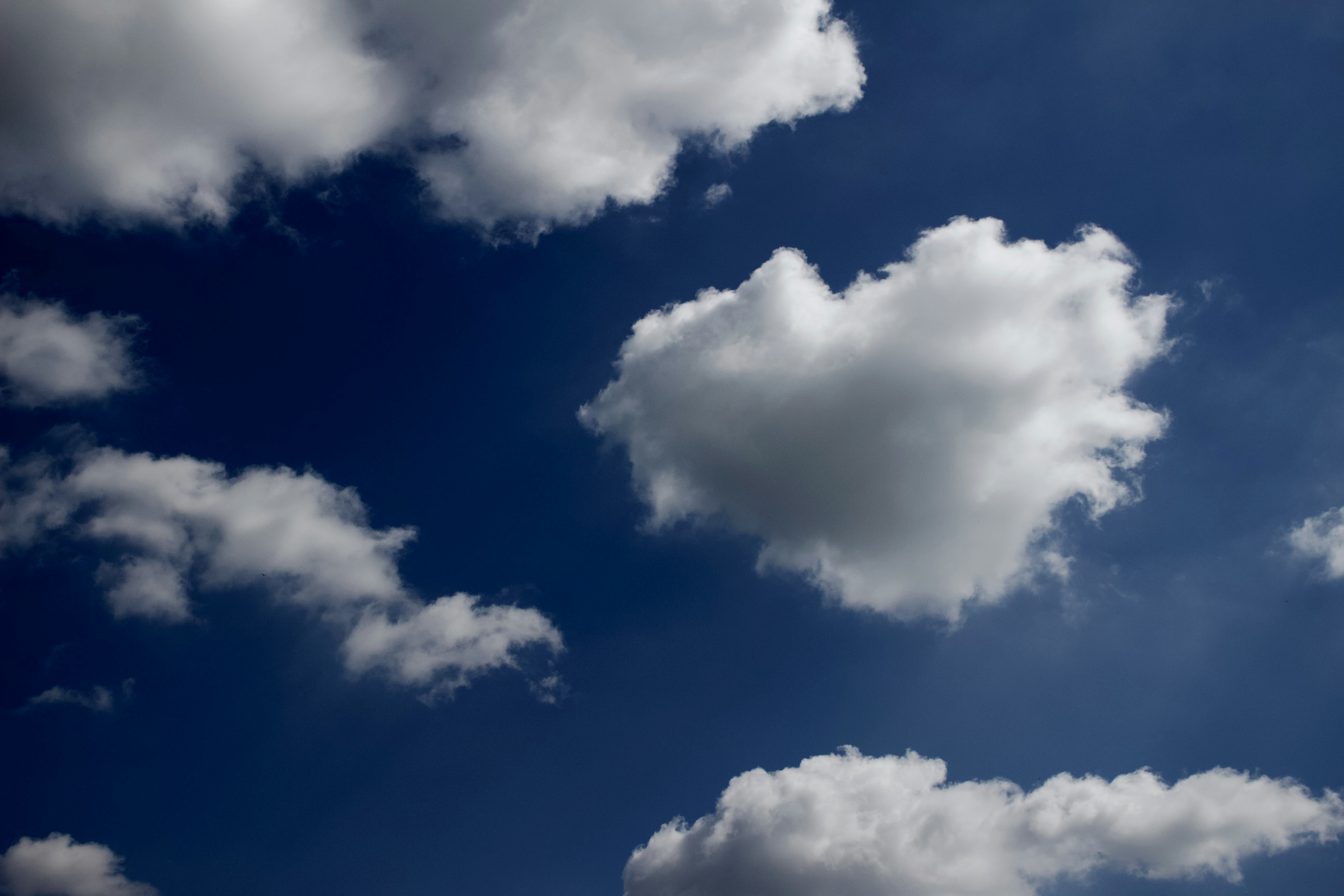 青空に浮かぶ雲の広がる空