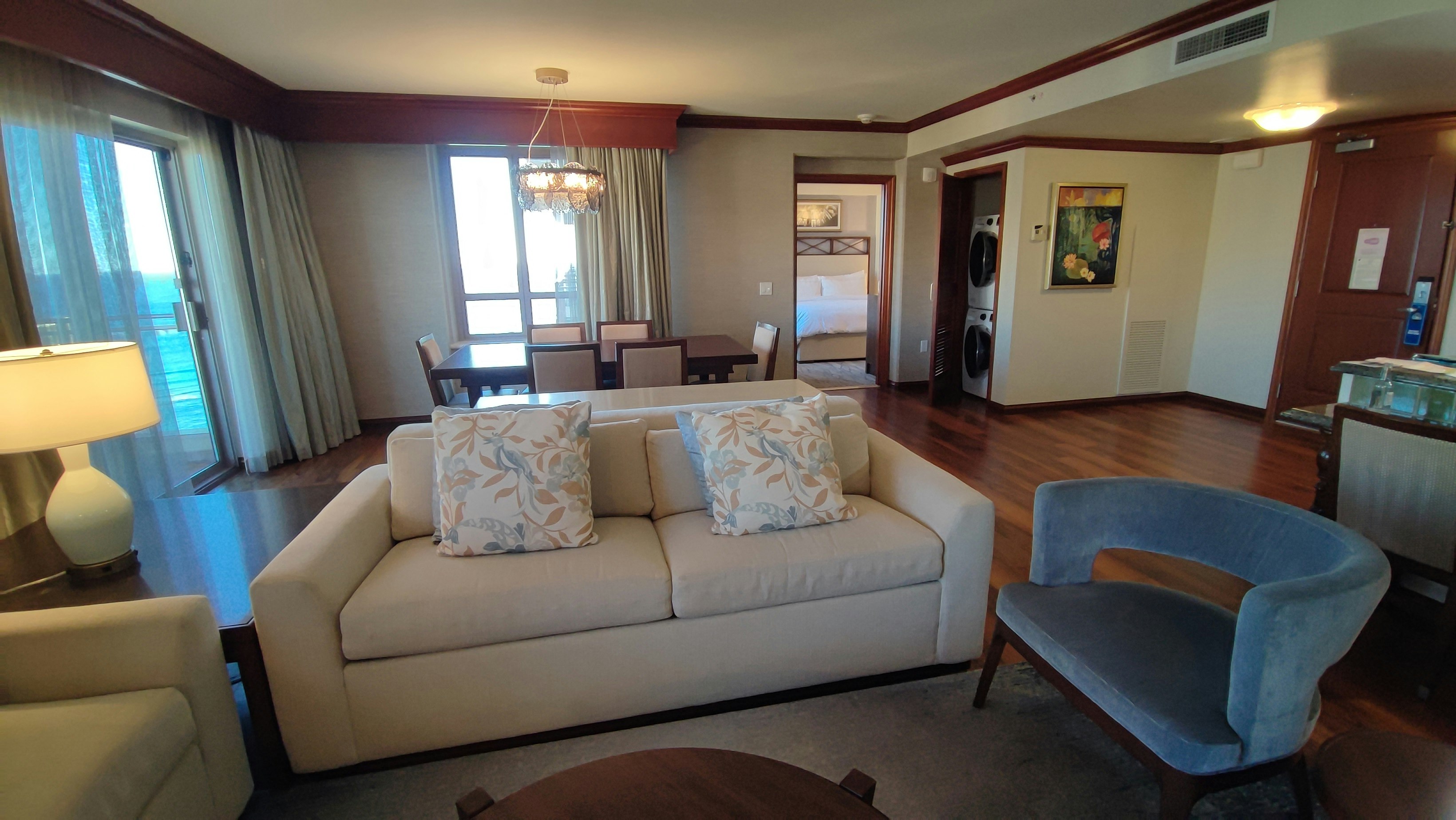 Living room interior with sofa and chairs