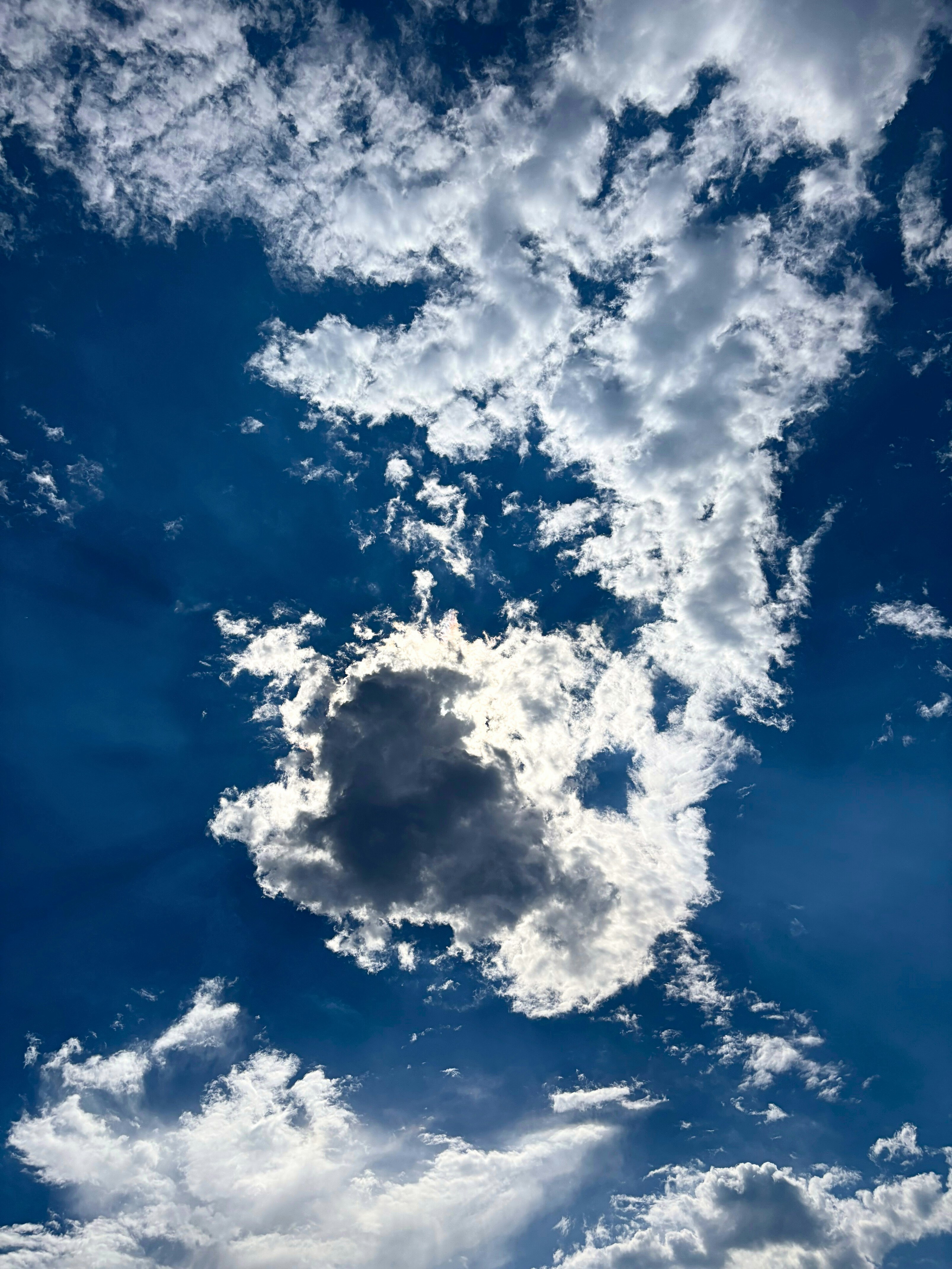 青空に浮かぶ雲の群れ