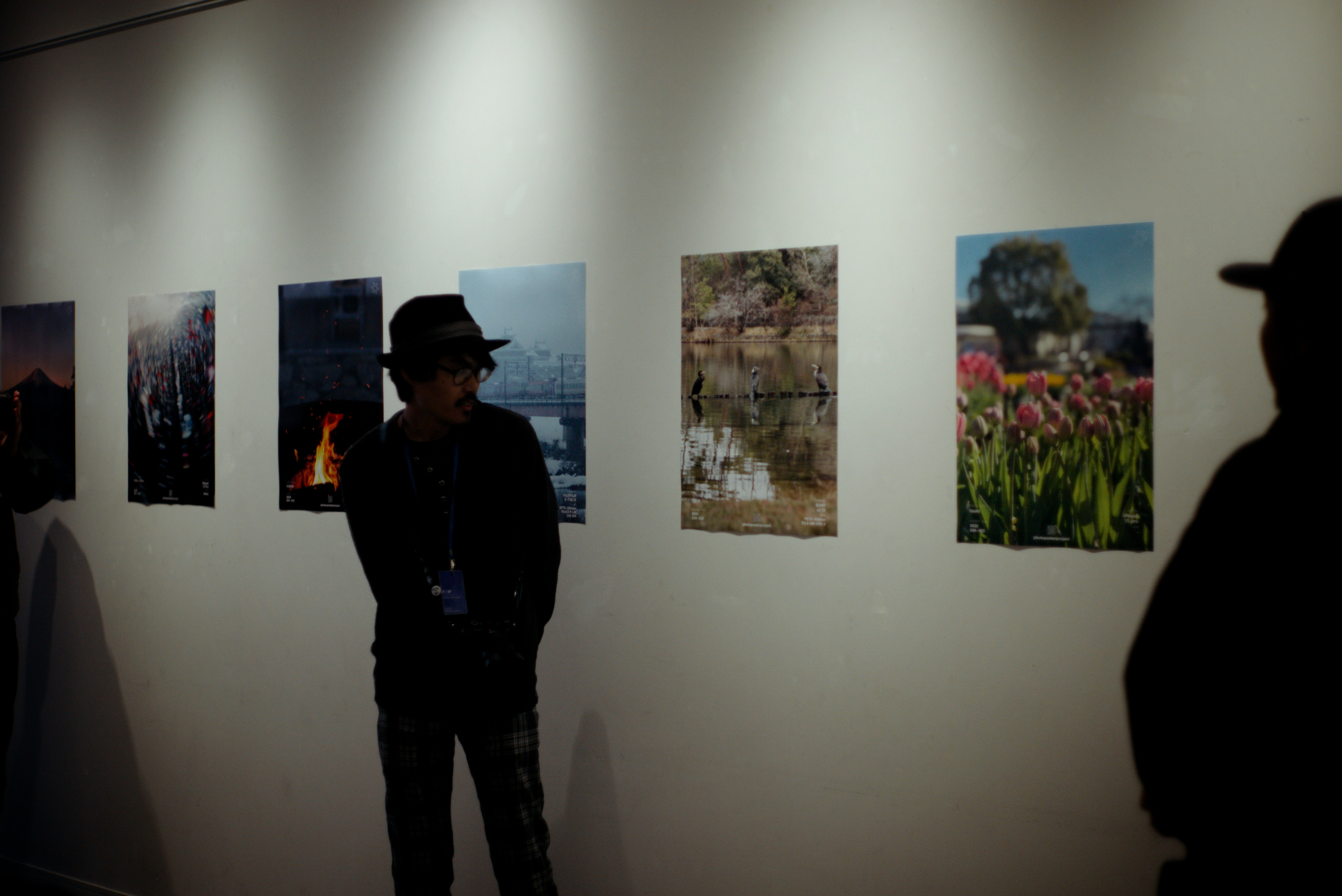京都のギャラリーで展示された写真ポスター
