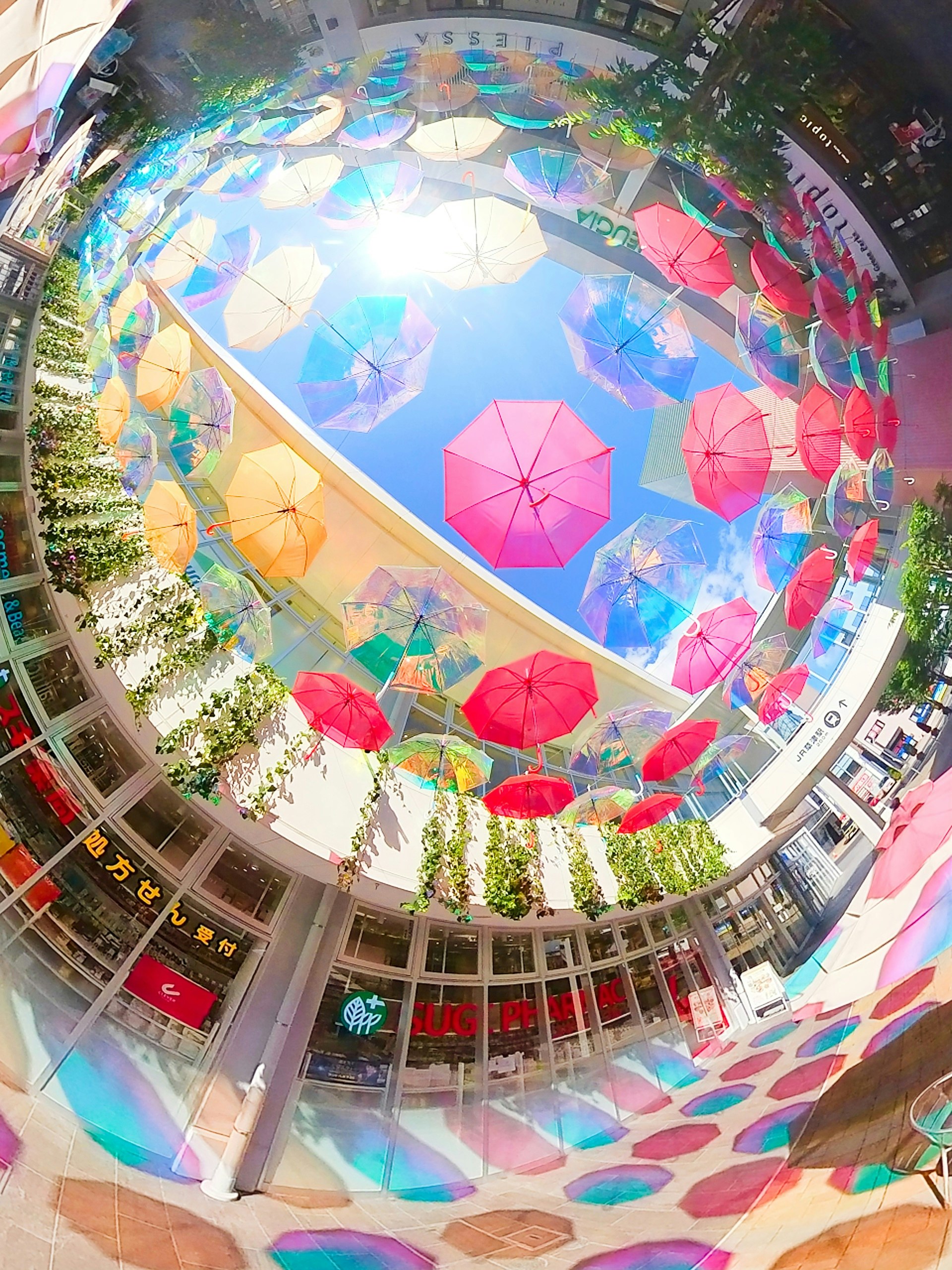 Không gian patio ô đầy màu sắc