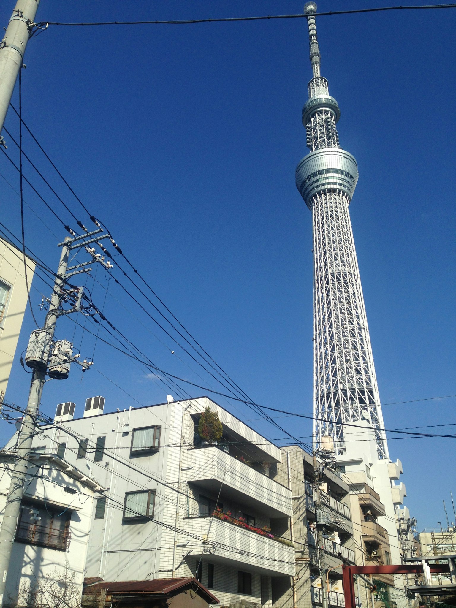 东京晴空下的东京晴空塔