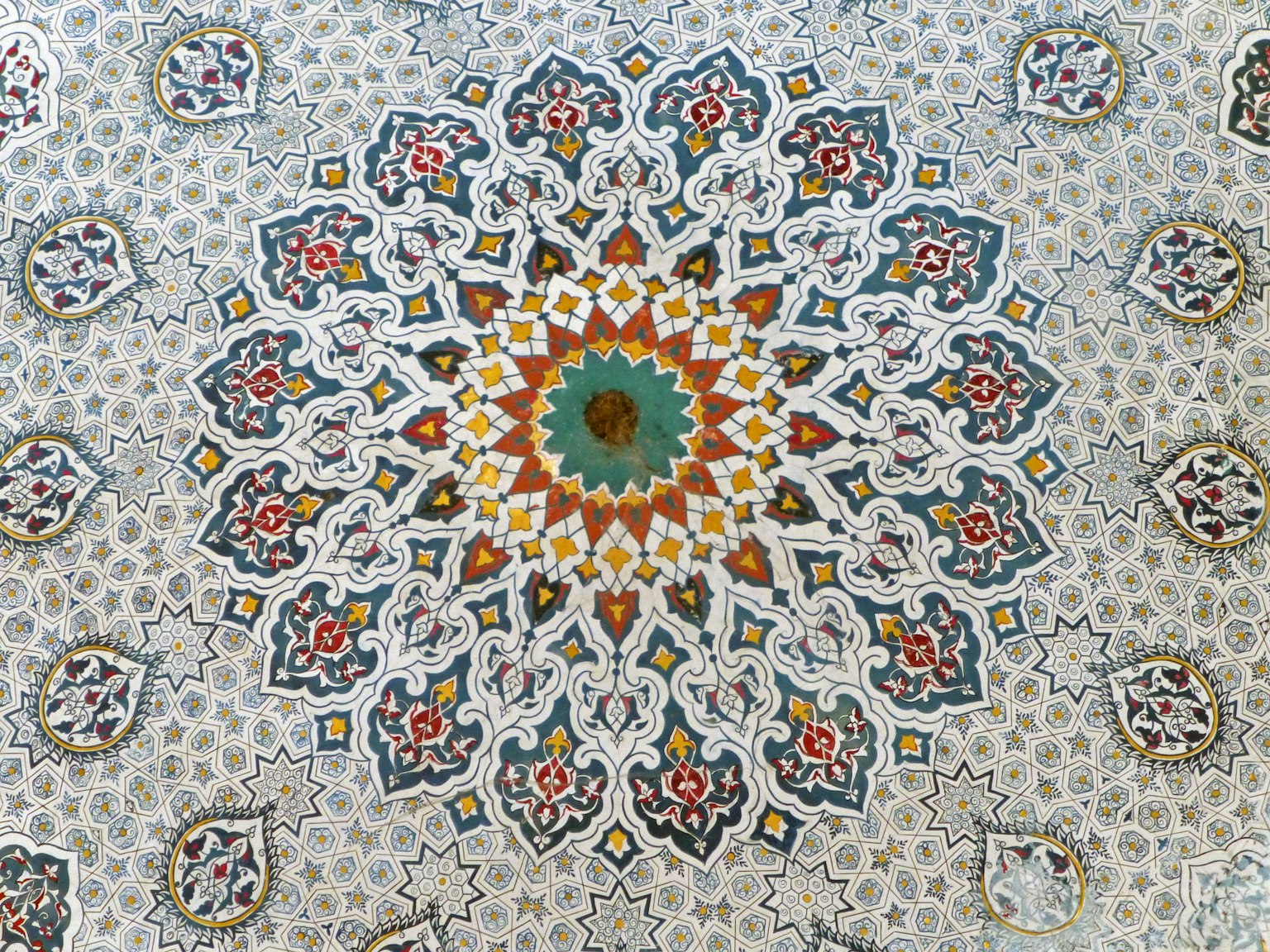 Beau design de carreaux à motifs géométriques avec des détails complexes