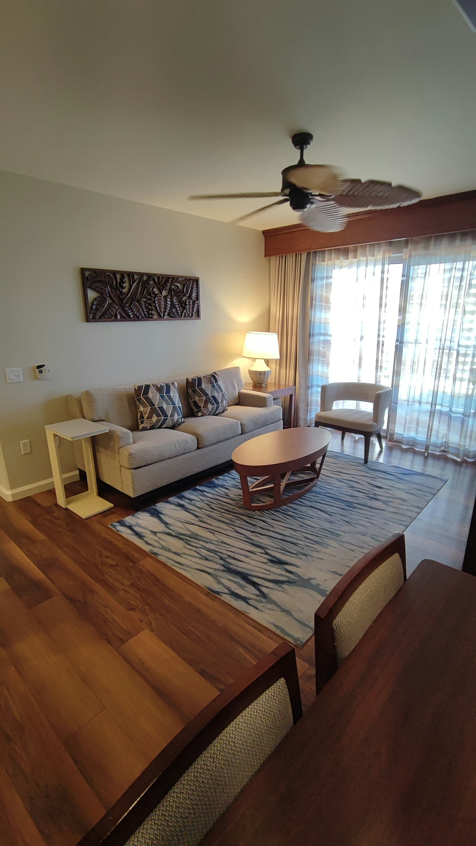 Cozy living room featuring a sofa and coffee table