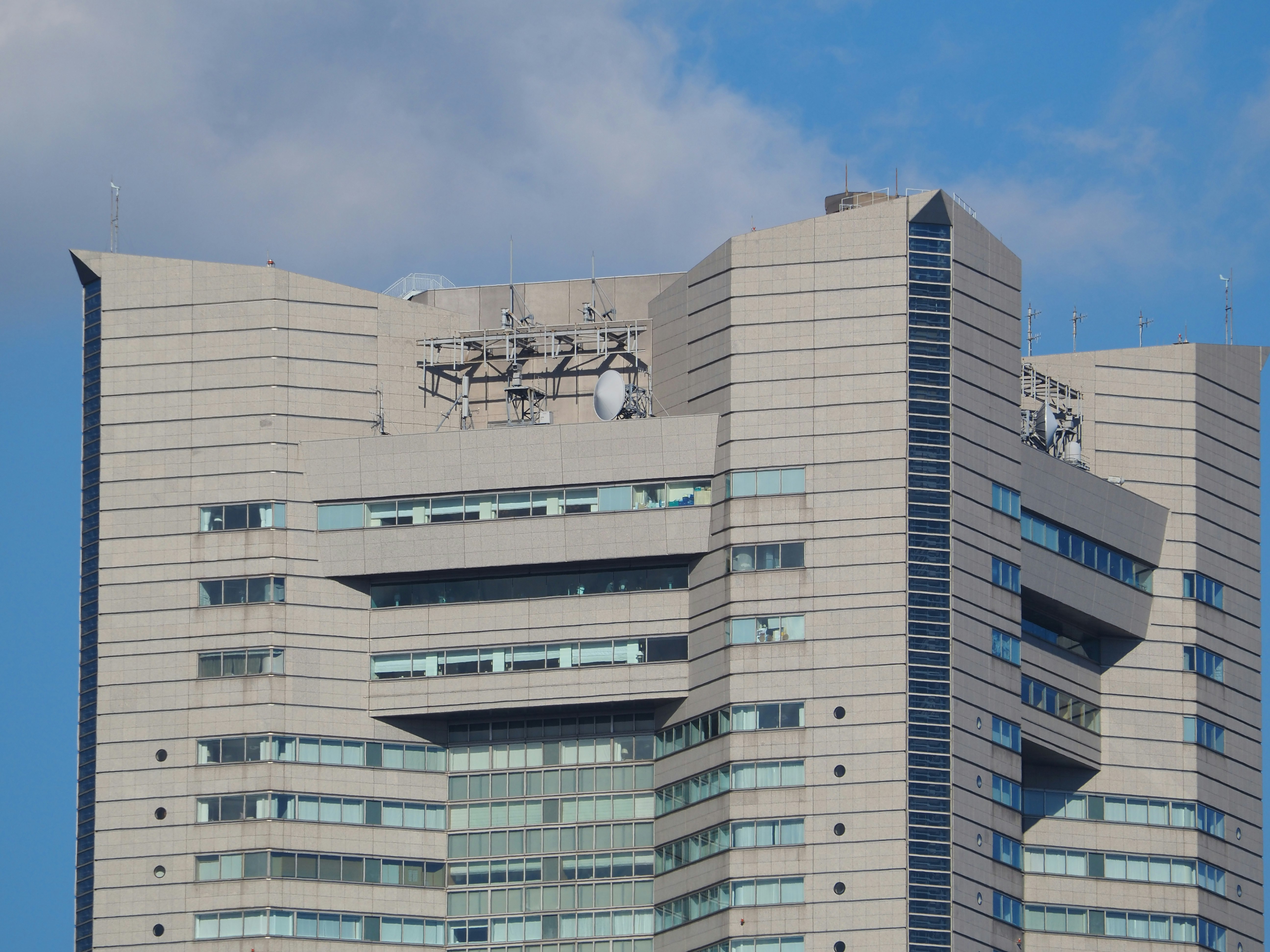 exterior of a large modern hospital-like building