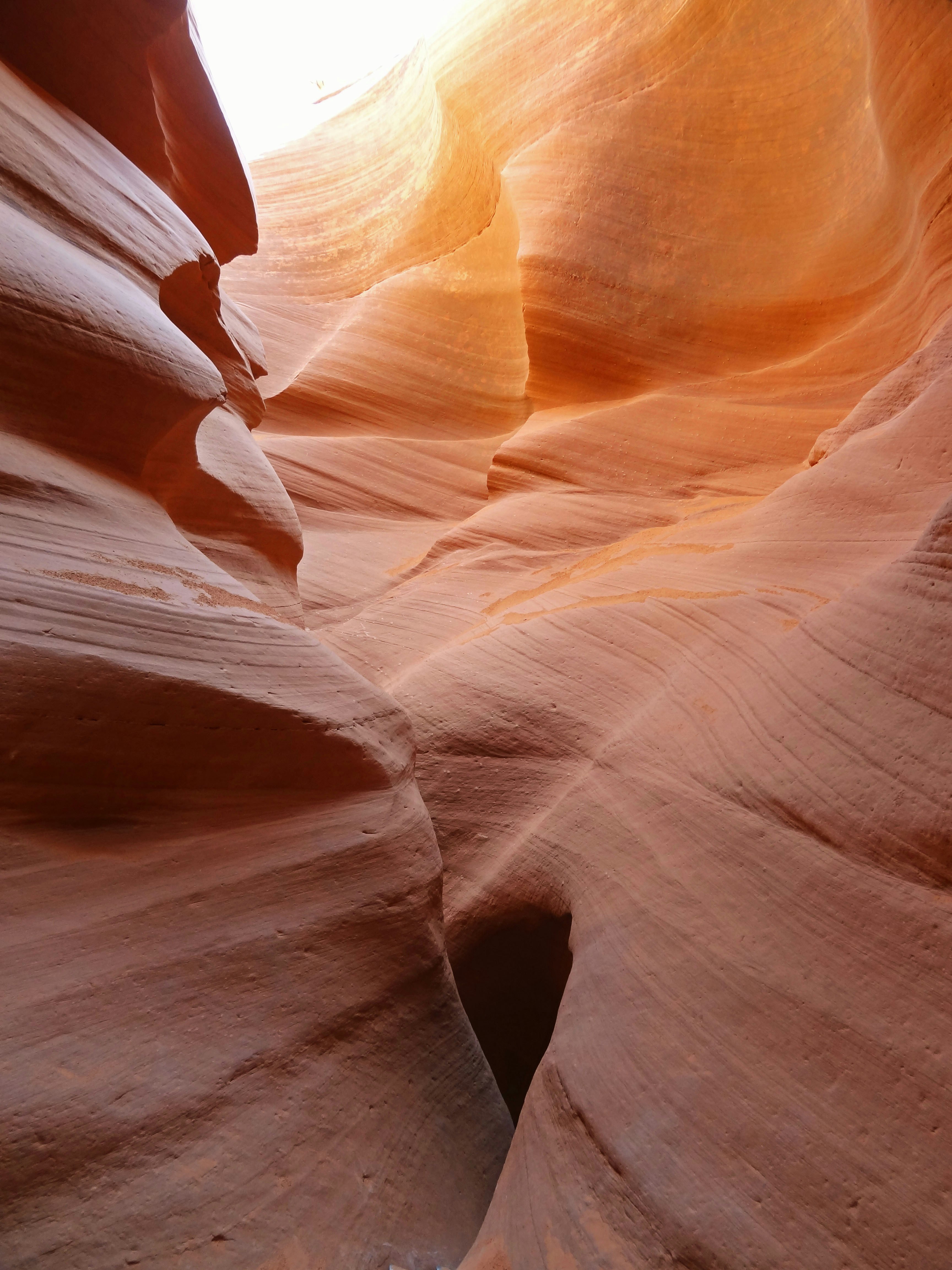 Stunning sandstone walls and unique formations in Antelope Canyon