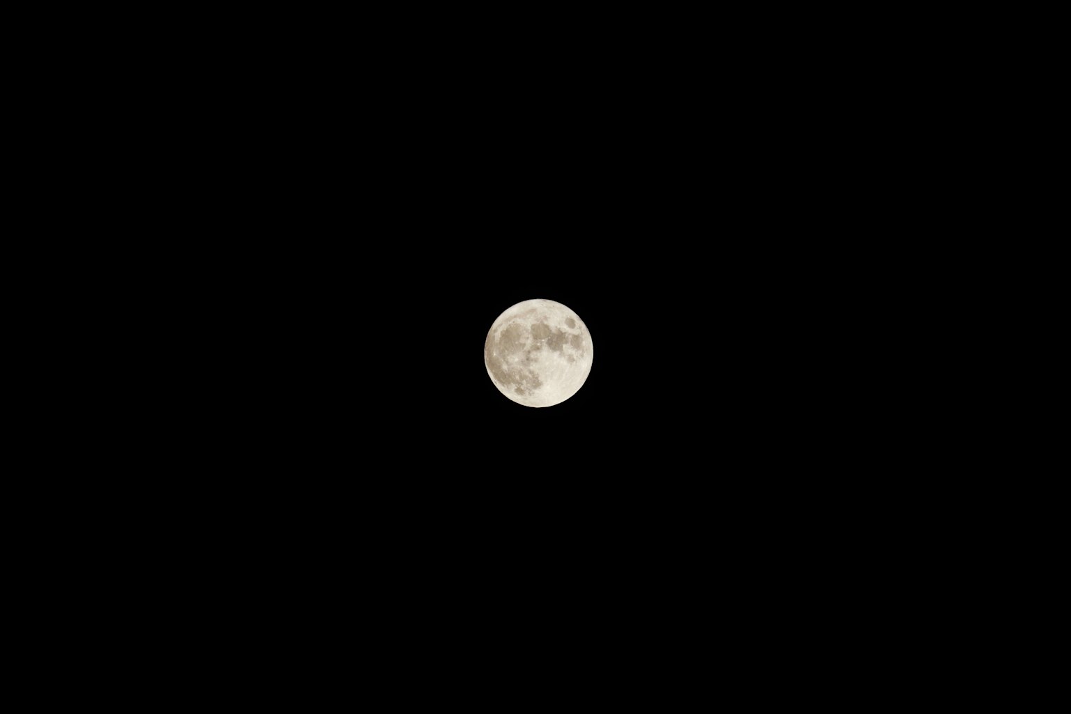 A beautiful image of a full moon floating in the night sky